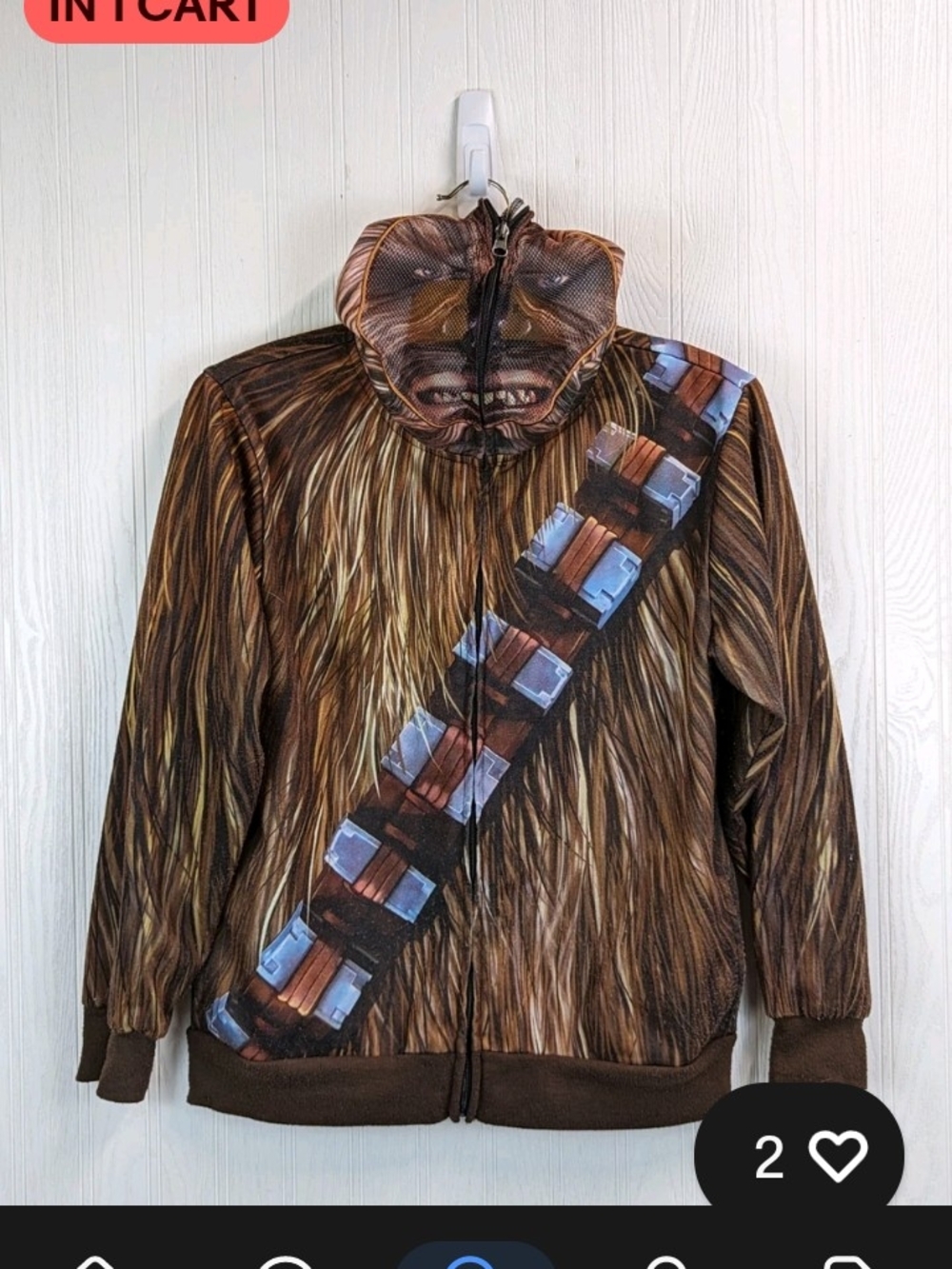 Star Wars Black White Hoodie with Blue Yellow Label